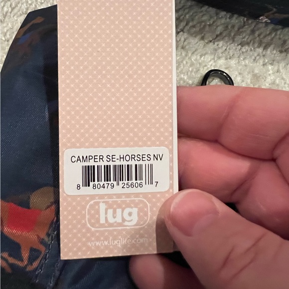 Lug Camper SE Crossbody in Horses Navy NWT - Picture 4 of 4